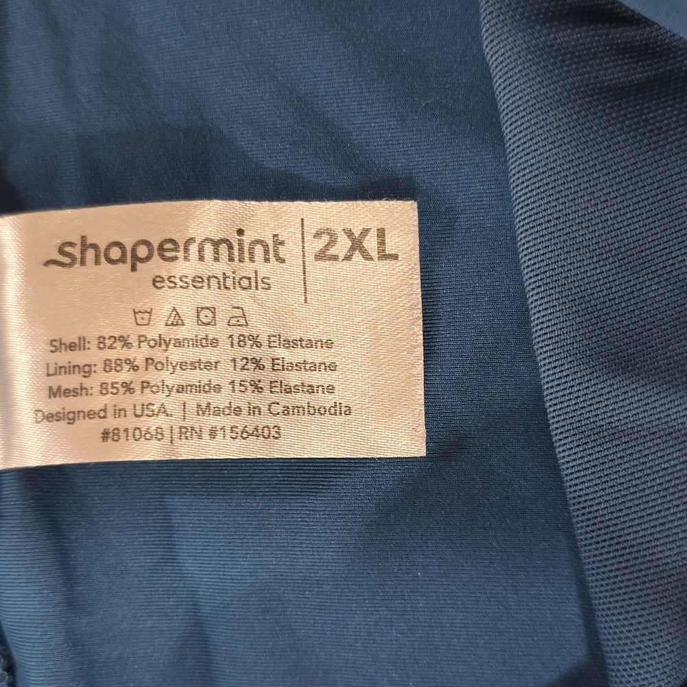 Shapermint Essentials Blue Swimsuit - image 3